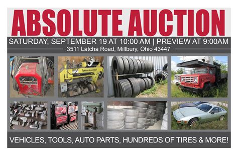 Absolute auctions - Pickup must be completed by Sunday, January 21 at 5PM. **NOTE: An appointment must be made with Absolute Auctions & Realty by Friday, January 19 at 1PM to get access to the unit. All lots sold as is, where is. There is a 18% Buyers Premium for all lots purchased. Payment methods for this auction is in guaranteed funds: cash or wire transfer only.